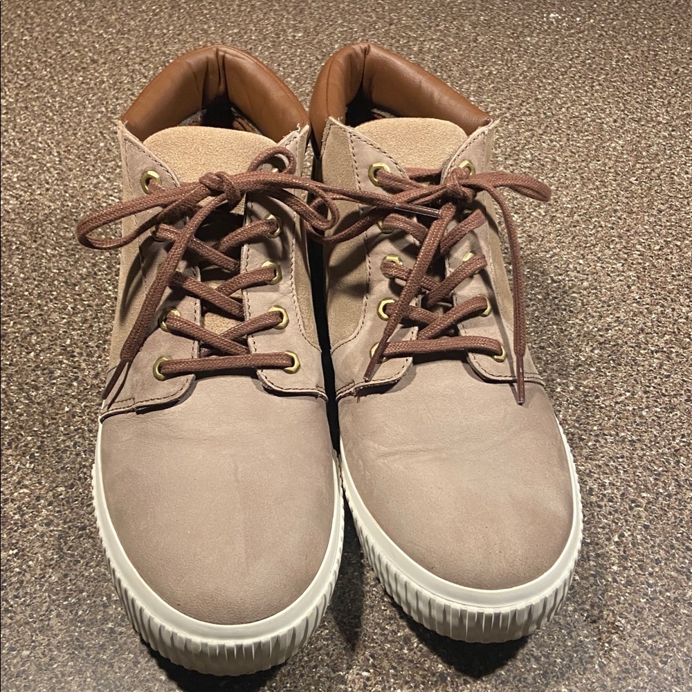 Timberlands Men's Brown High-Top Sneakers